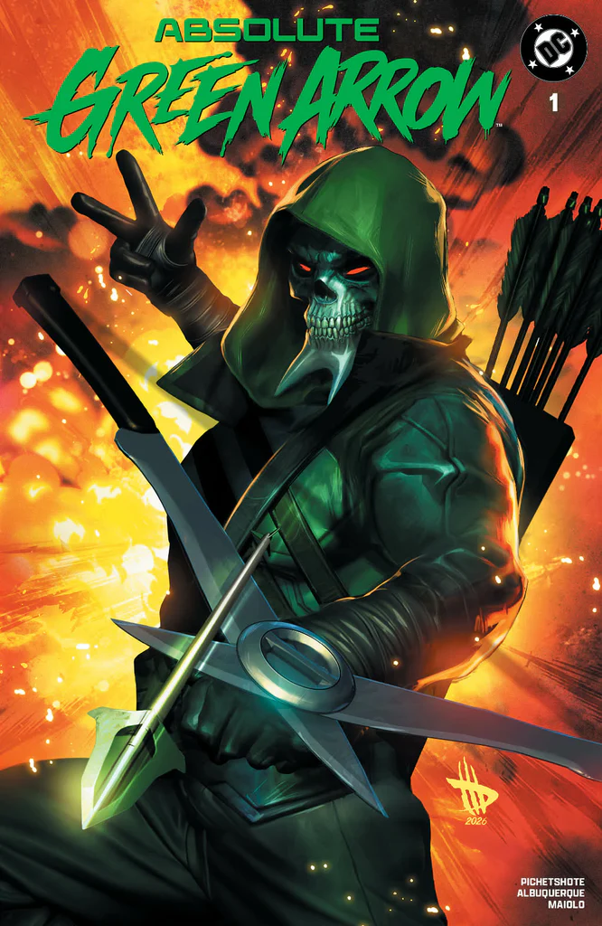ABSOLUTE GREEN ARROW #1  TRADE & FOILS 3 BOOK EXCLUSIVE SET -  WILKINS - 1ST APP