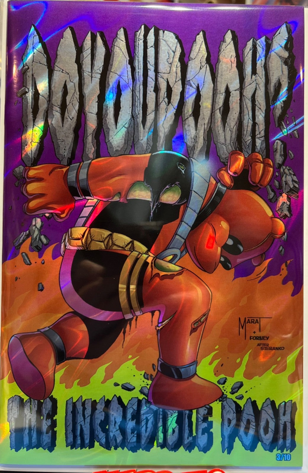 DO YOU POOH EXCLUSIVE LAVA FOIL HULK HOMAGE LTD 10 COPIES!