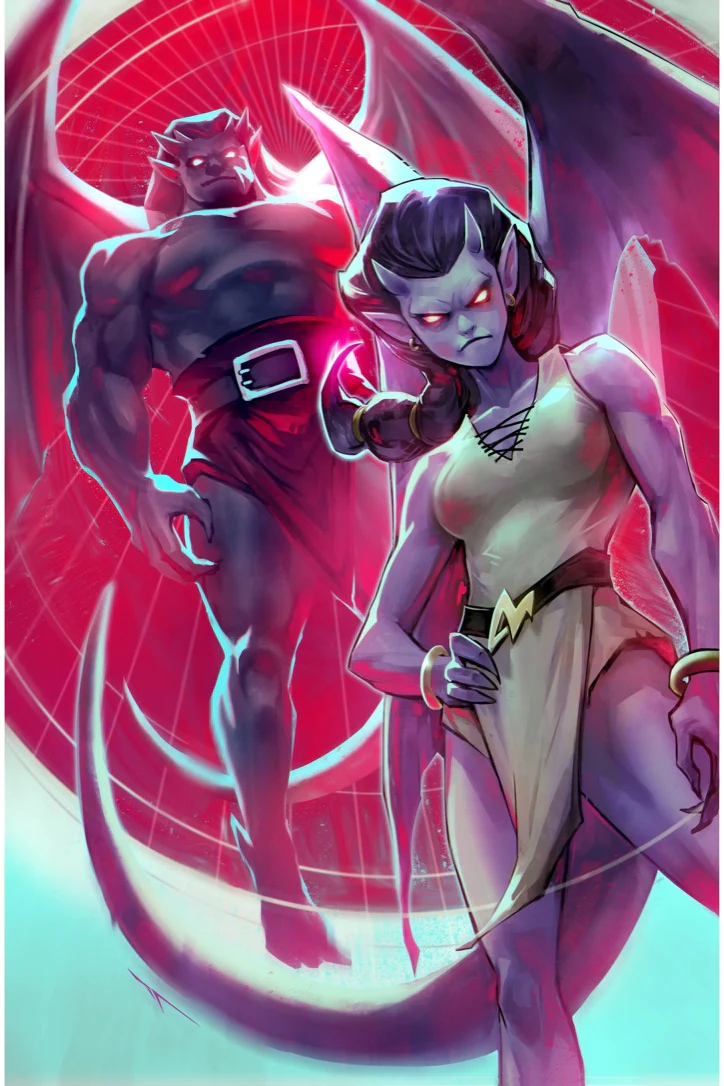 DISNEY GARGOYLES #1 VIRGIN EXCLUSIVE SET - IVAN TAO