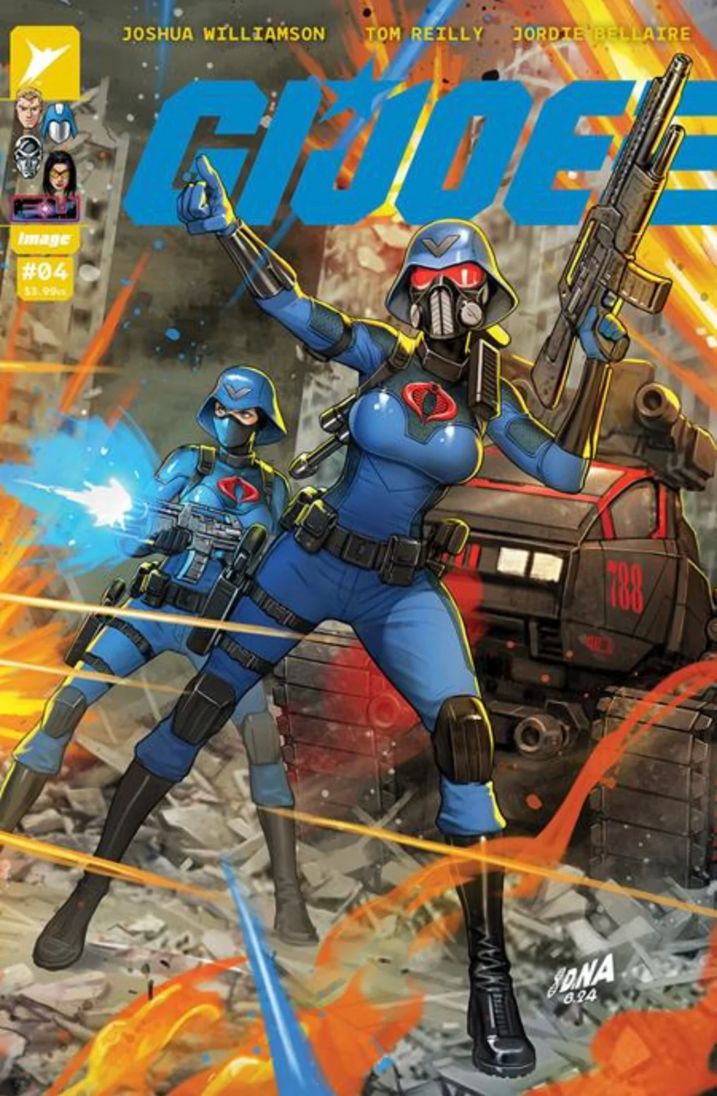 GI JOE #4 EXCLUSIVE FOIL  - TYLER KIRKHAM  LTD 750 + 1:10 RATIO