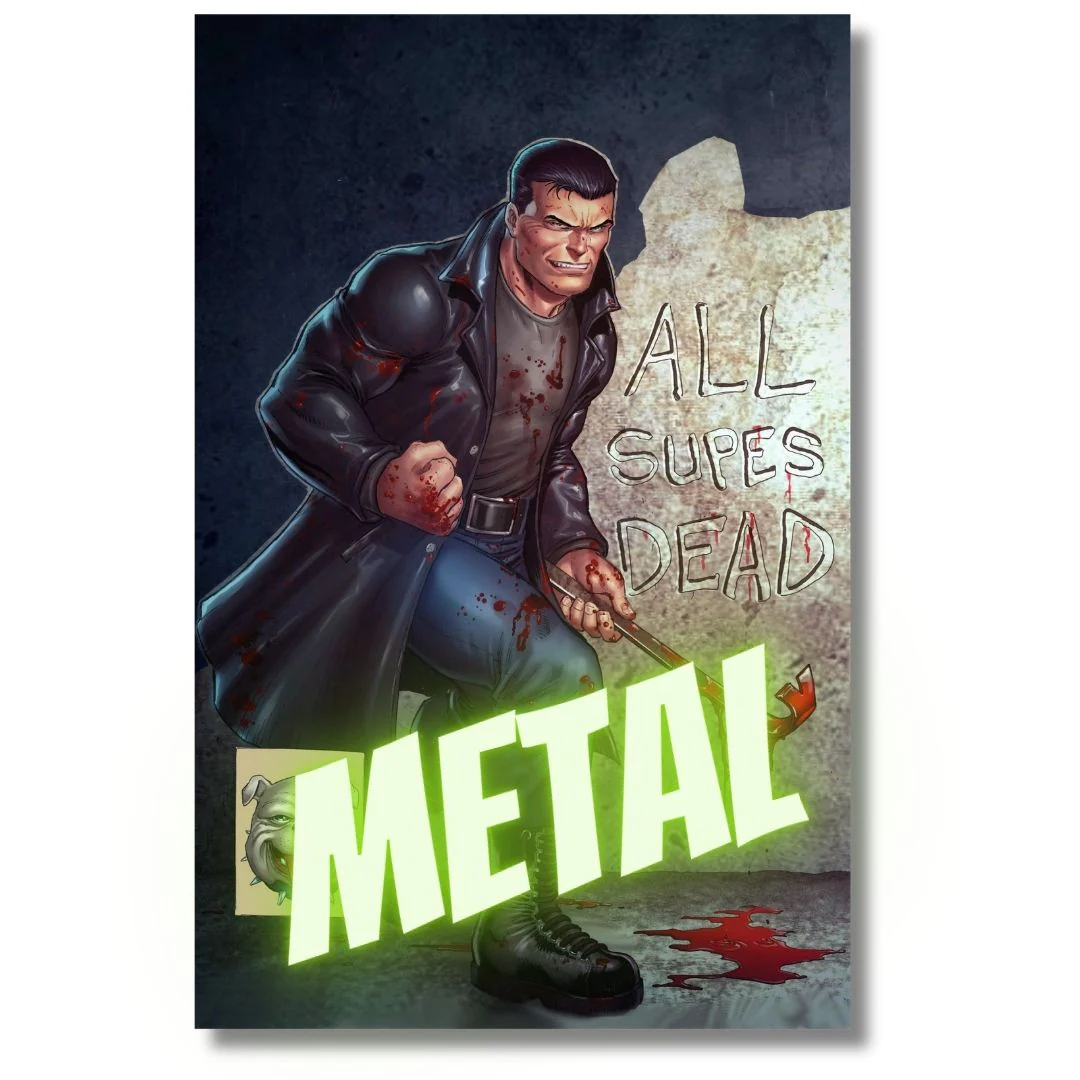 THE BOYS #1 VIRGIN METAL DALLAS EXPO EXCLUSIVE  HOMAGE LTD 25 COA - SHAH (2025)