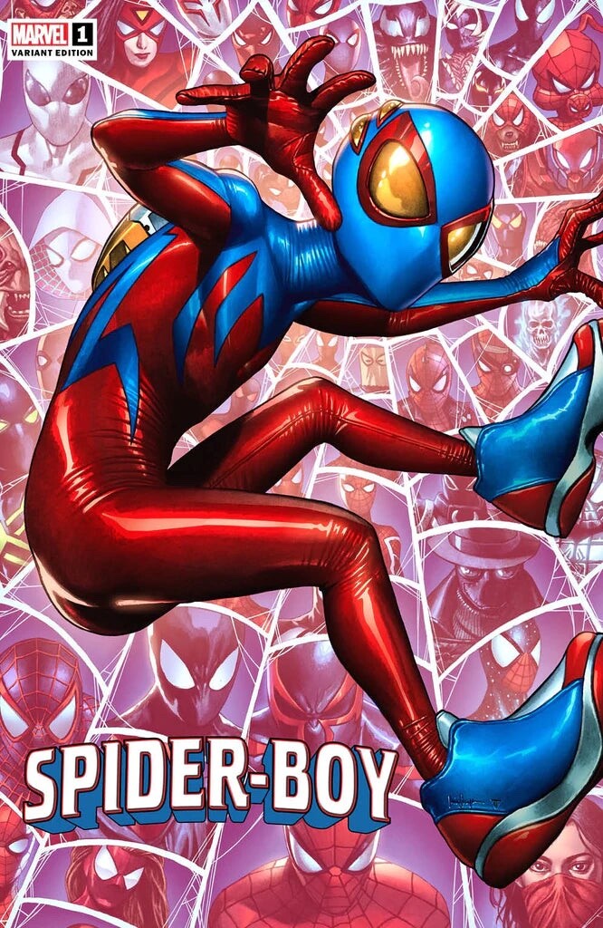 SPIDER-BOY 1 EXCLUSIVE VIRGIN/TRADE SPIDERVERSE -  MICO  - 1ST ONGOING SERIES