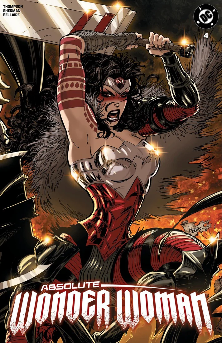 ABSOLUTE WONDER WOMAN #4 EXCLUSIVE VIRGIN/TRADE SET - KAARE ANDREWS  LTD 1000