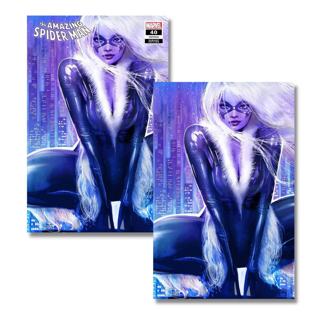 AMAZING SPIDER-MAN 40 EXCLUSIVE VIRGIN/TRADE - SZERDY - BLACK CAT - GANG WAR