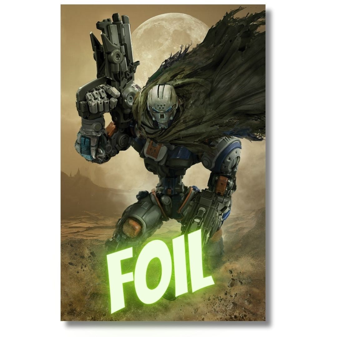 ASTROBOTS #1 FOIL VIRGIN EXCLUSIVE - GALLAGHER - WRITER OF TRANSFORMERS LTD 100