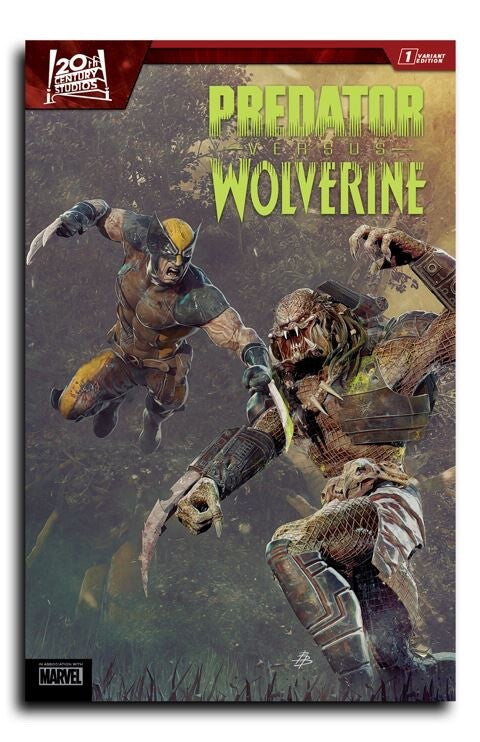 PREDATOR Vs WOLVERINE #1 EXCLUSIVE 181 HOMAGE - Bjorn Barends