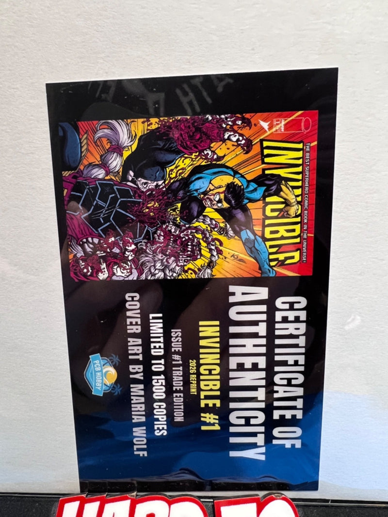INVINCIBLE #1 MEGACON EXCLUSIVE FACSIMILE - MARIA WOLF - LTD 1500 w/COA