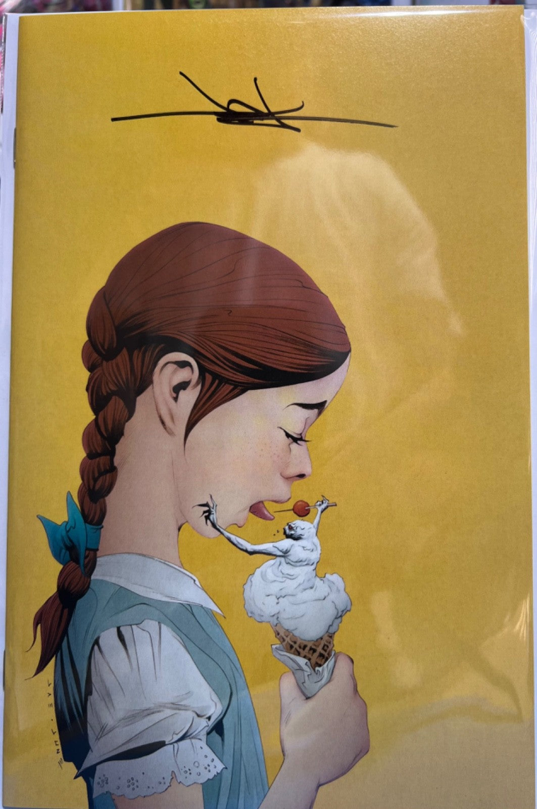 ICE CREAM MAN #25 SDCC EXCLUSIVE SIGNED JAE LEE W/ COA