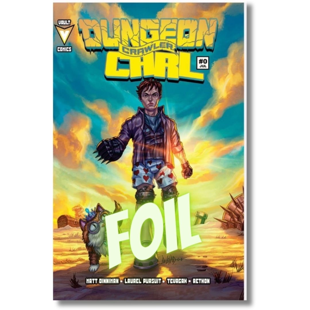 DUNGEON CRAWLER CARL #0 EXCLUSIVE FOIL DELGADO SET - FALLOUT HOMAGE  LTD 100