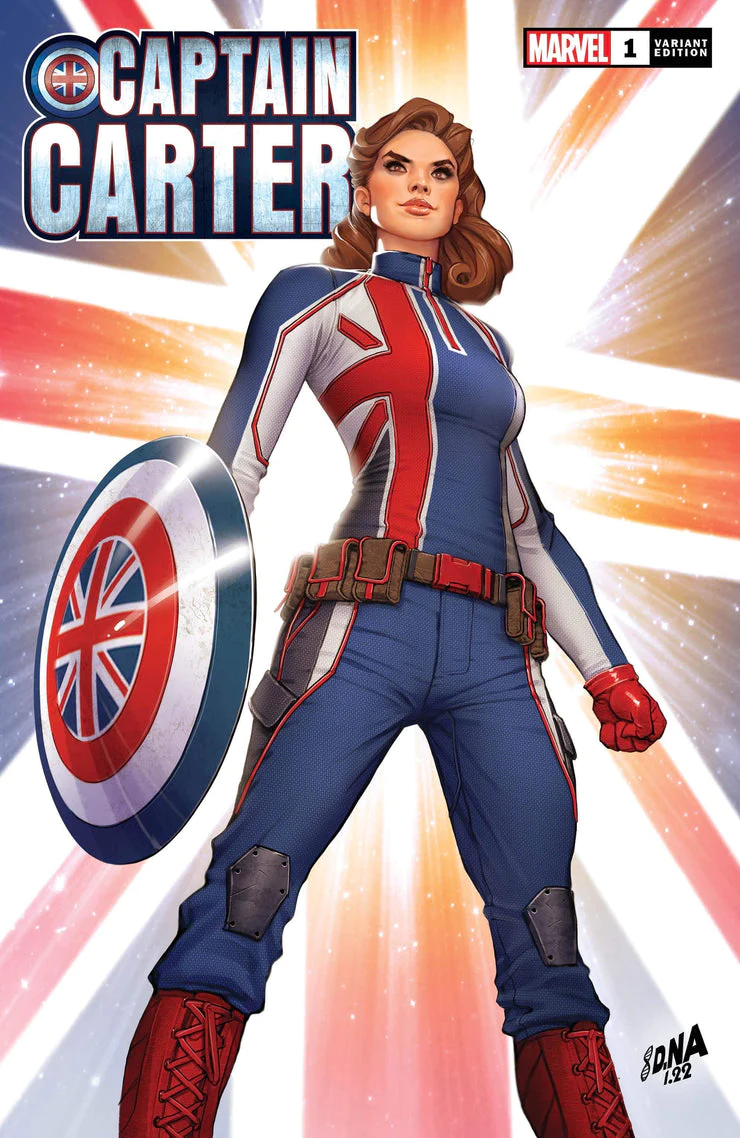 CAPTAIN CARTER #1 EXCLUSIVE TRADE - NAKAYAMA - MCU - 1ST SERIES
