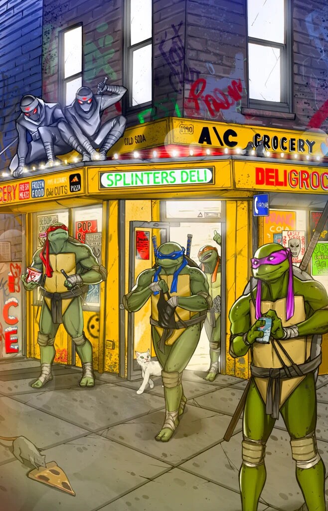 TEENAGE MUTANT NINJA TURTLES #1 NYCC EXCLUSIVE VIRGIN/TRADE 2024 Melendez TMNT