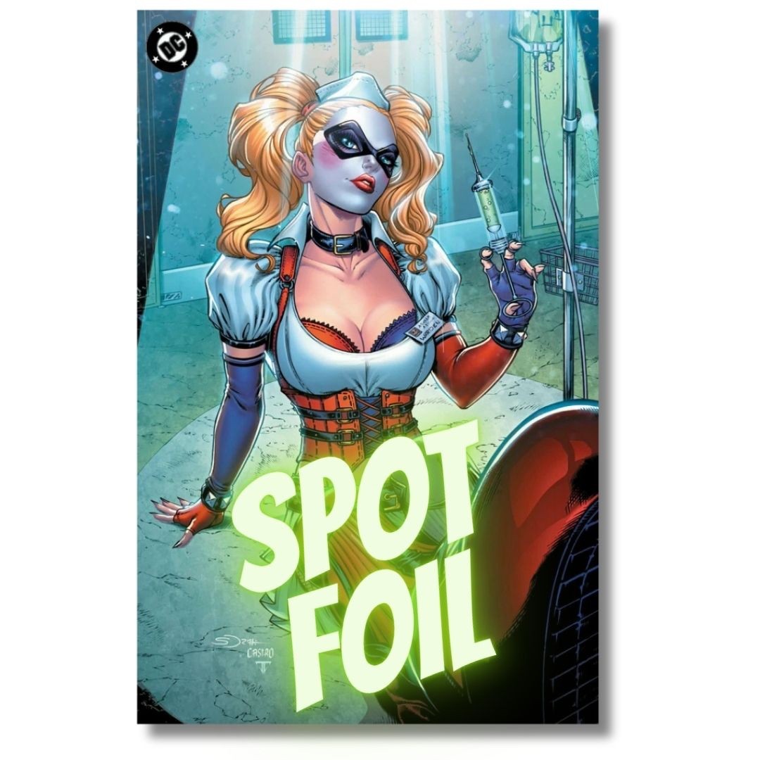 HARLEY QUINN #59 MEGACON SPOT FOIL EXCLUSIVE VIRGIN- SORAH SUHNG