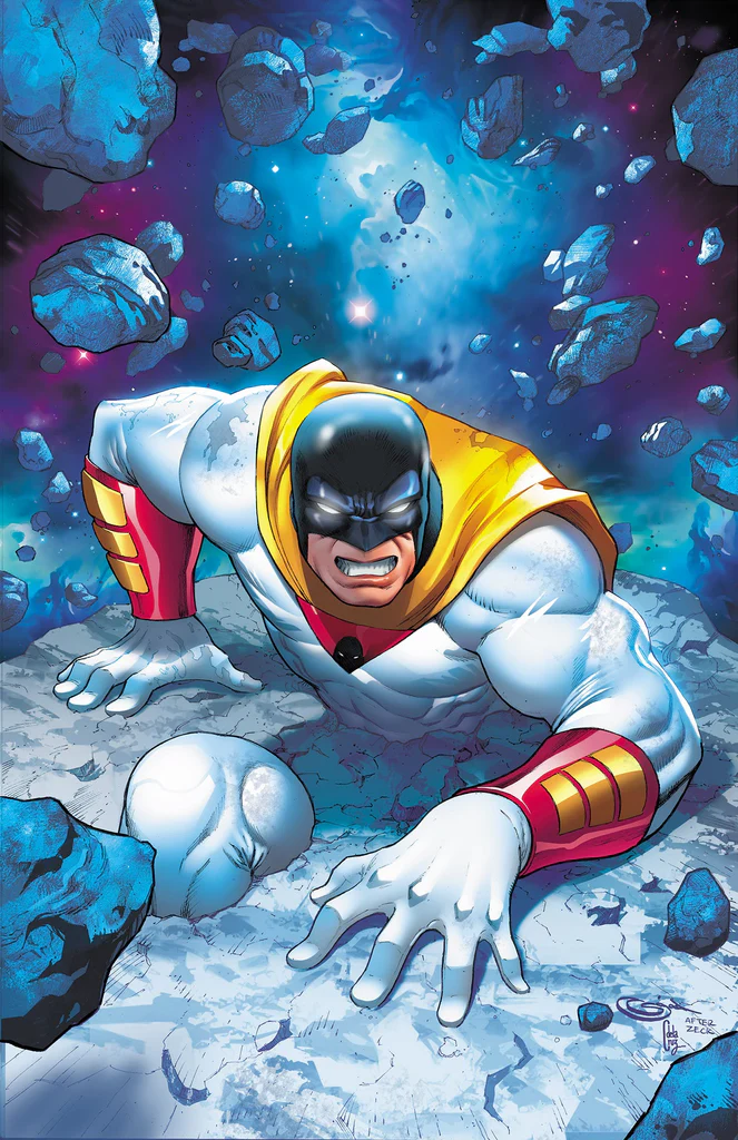 SPACE GHOST #1 VIRGIN EXCLUSIVE - WEB SPIDER-MAN 32 HOMAGE - SAJAD SHAH LTD 1000