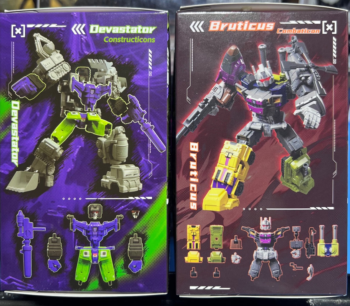 BLOKEES  TRANSFORMERS DEFENDER VERSION - BRUTICUS &  DEVASTATOR ACCESSORY KIT