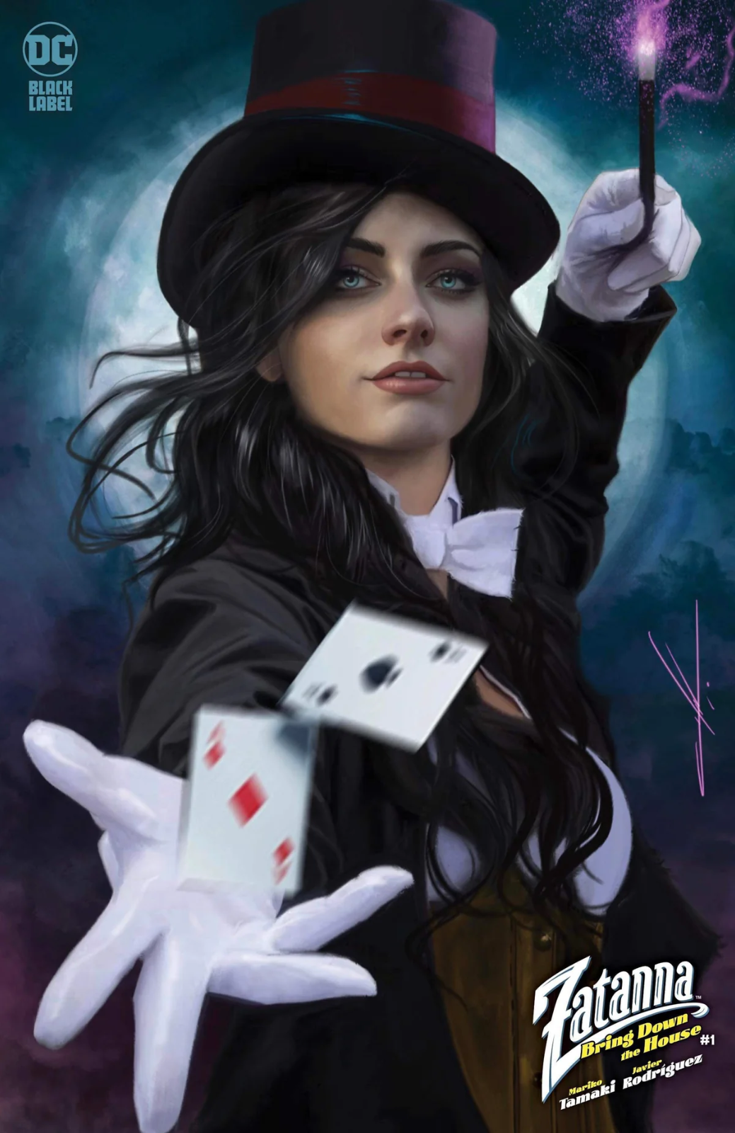 ZATANNA BRING DOWN THE HOUSE #1 EXCLUSIVE MINIMAL/TRADE SET - CARLA COHEN