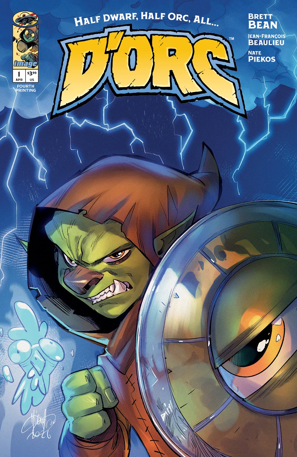 D'ORC #1 EXCLUSIVE 4TH PRINT FOIL/VIRGIN/TRADE SET - MIRKA ANDOLFO