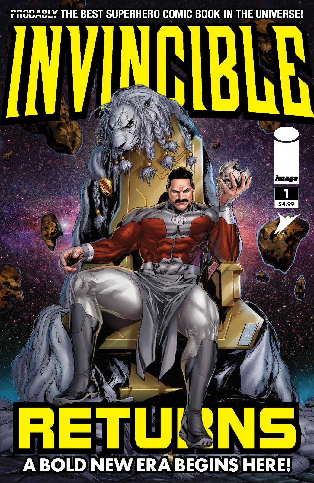 INVINCIBLE RETURNS #1 EXCLUSIVE FACSIMILE -  LTD 1500 (2026) THRAGG, OMNI-MAN