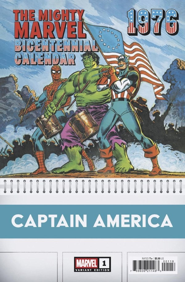 1:50 & 1:25  CAPTAIN AMERICA #1 HIDDEN GEM INCENTIVE - SCHITI & JOHN ROMITA SR