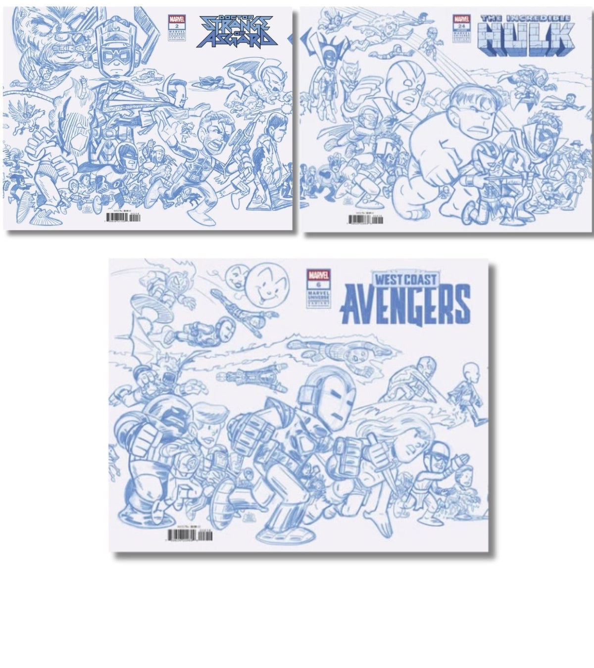 1:50 MARVEL UNIVERSE CONNECTING RATIO SET - GIARRUSO -  MISSING ONE -  14/15
