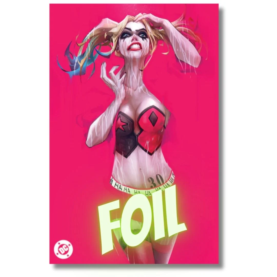 GOTHAM CITY SIRENS UNIFT FOR ORBIT #1 SDCC VIRGIN FOIL  HARLEY QUINN  - IVAN TAO
