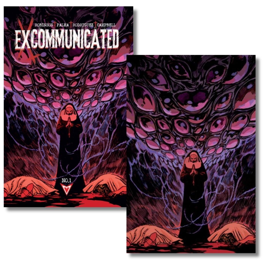 1:40 & 1:20 EXCOMMUNICATED #1 VIRGIN INCENTIVE SET -HIXSON - VAULT COMIC