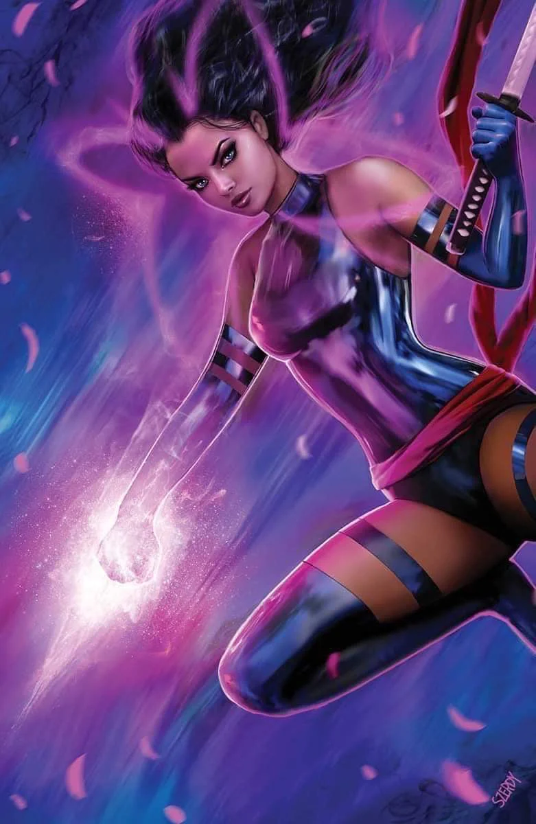 X-MEN #20 EXCLUSIVE MEGACON TRADE/VIRGIN - SZERDY - PSYLOCKE