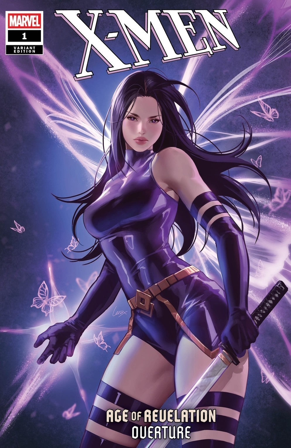 X-MEN AGE OF REVELATION OVERTURE #1 NYCC EXCLUSIVE - PSYLOCKE - LEIRIX LTD 800