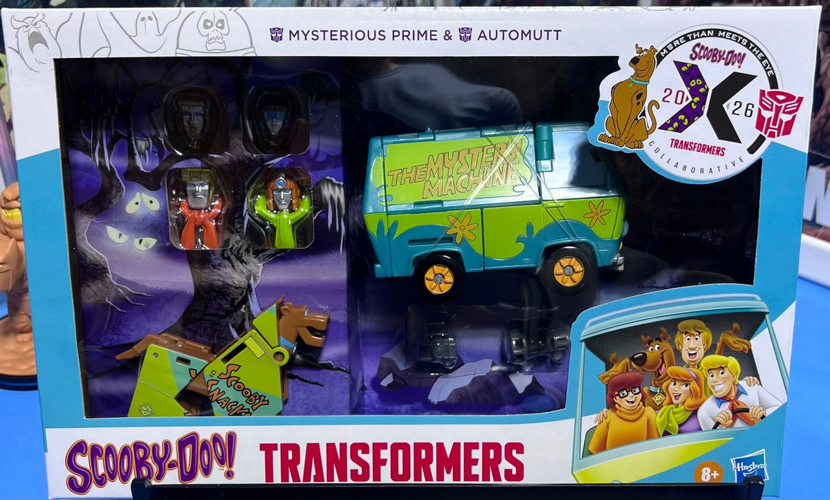 SCOOBY-DOO TRANSFORMERS LTD EDITION COLLAB ACTION FIGURE SET -  NIB