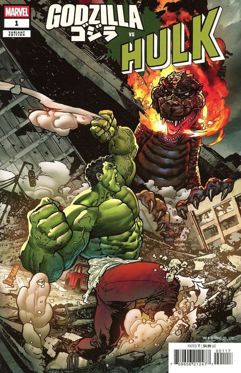 1:25 GODZILLA vs HULK & Spider-Man #1 SET - 1ST VENOMIZED GODZILLA