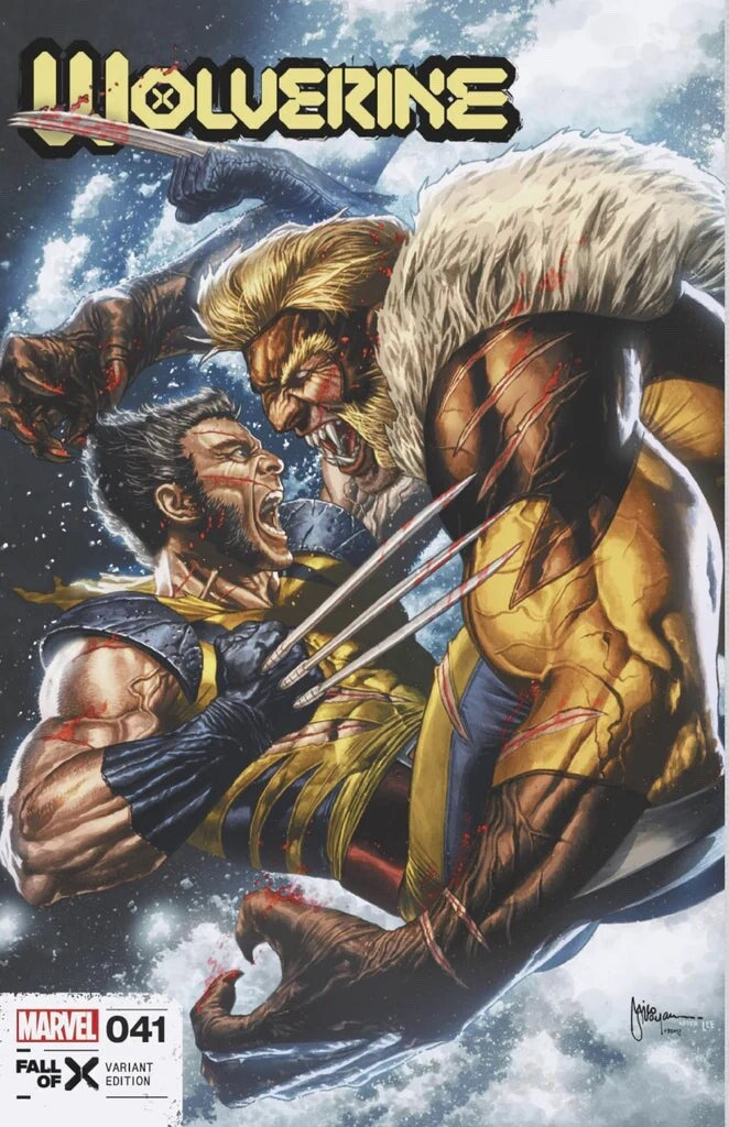 WOLVERINE #41 EXCLUSIVE VIRGIN/TRADE - MICO SUAYAN X-MEN 5 HOMAGE SABRETOOTH