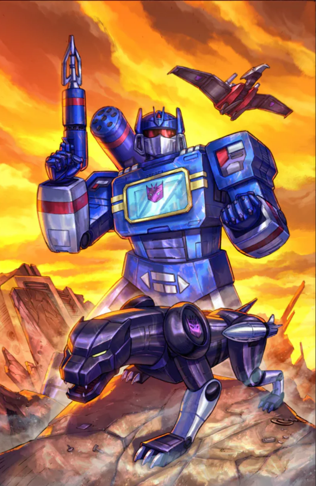 TRANSFORMERS #23 EXCLUSIVE VIRGIN - SOUNDWAVE - SHAH LTD 750