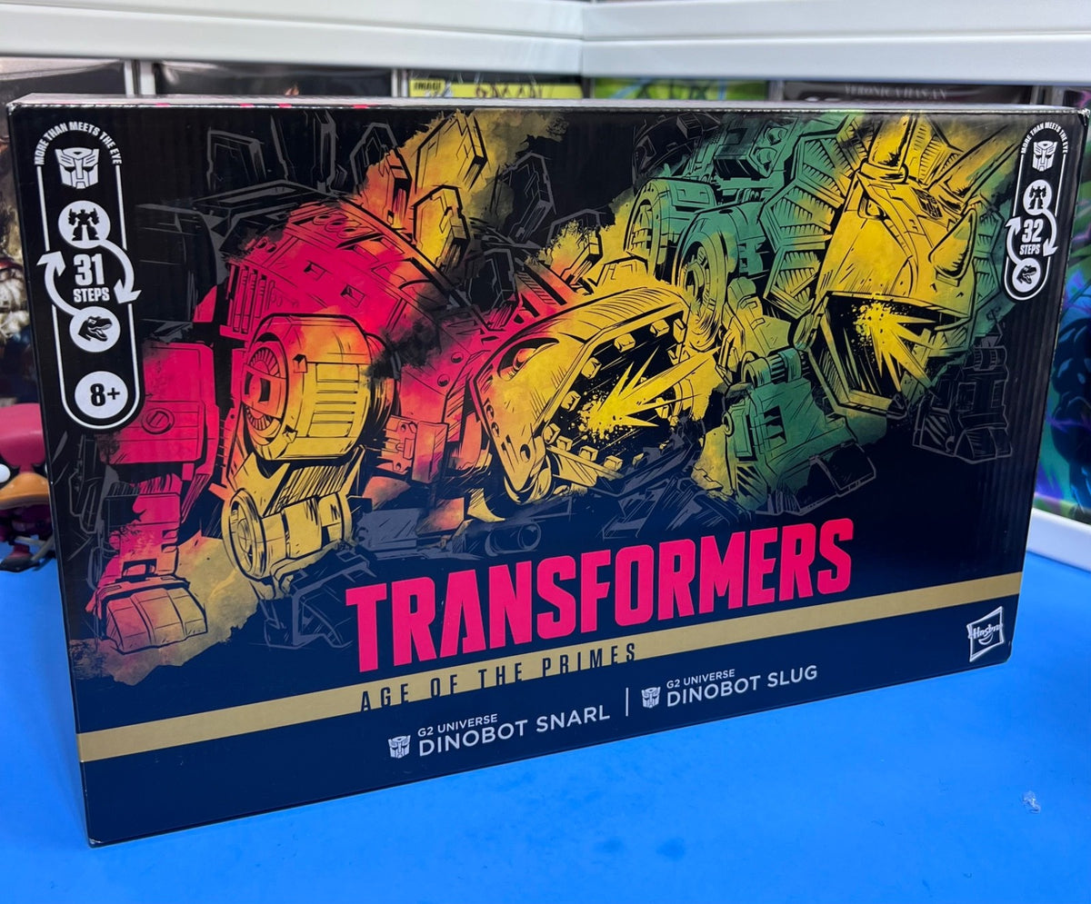 TRANSFORMERS Age of the Primes - G2 Universe DINOBOT SNARL & SLUG - NEW IN BOX