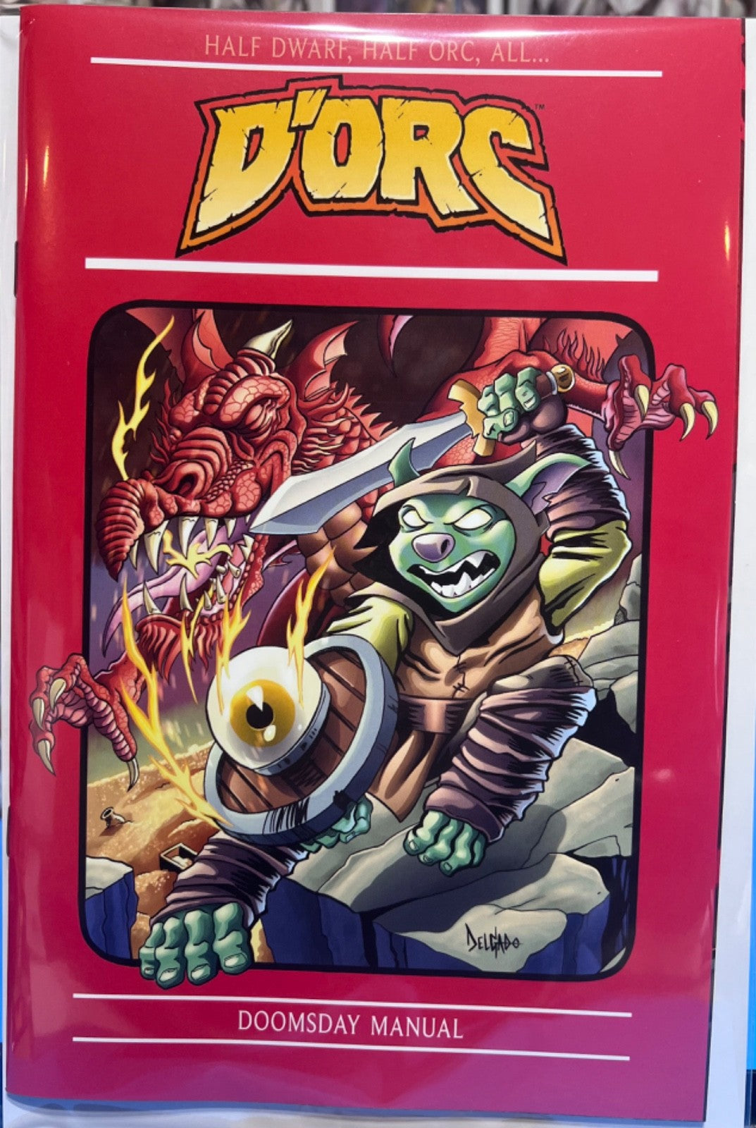 D'ORC #1 EXCLUSIVE 3RD PRINT DUNGEONS & DRAGONS HOMAGE - 1 TICK SEE PIC