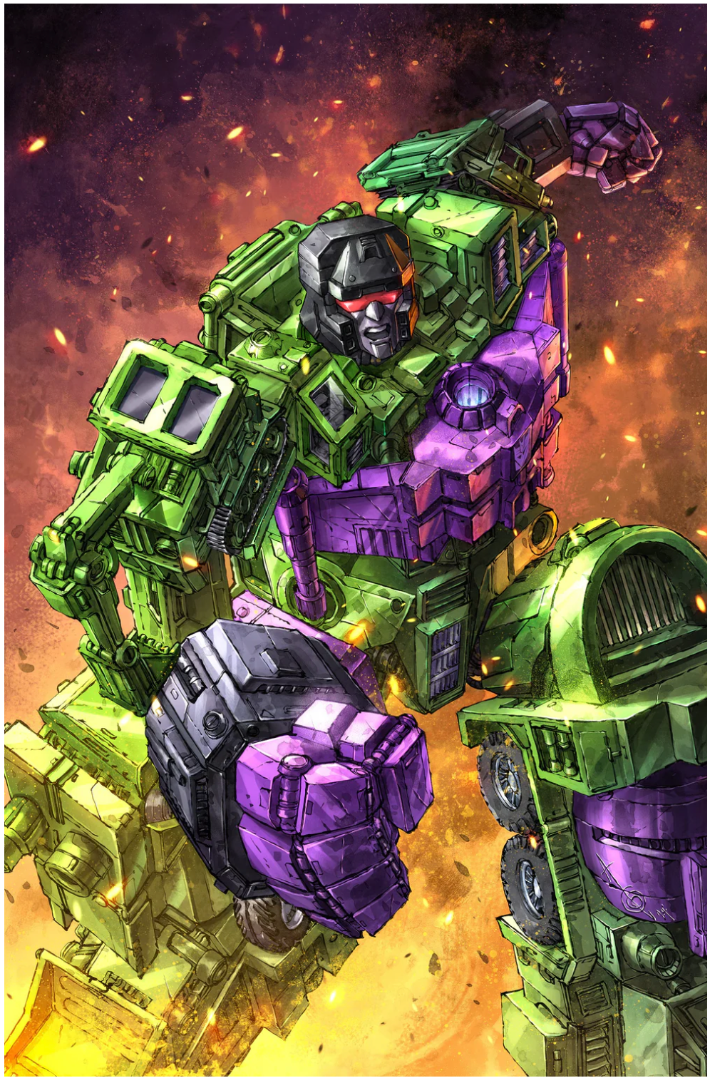 TRANSFORMERS #13 VIRGIN EXCLUSIVE - DEVASTATOR - ALAN QUAH LTD 500