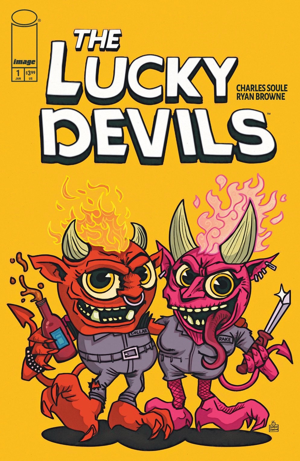 THE LUCKY DEVILS #1 EXCLUSIVE - JOHNSON - SOULE & BROWNE