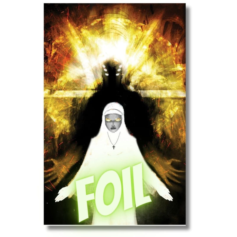 EXCOMMUNICATED #1 EXCLUSIVE VIRGIN FOIL & TRADE SET - MONK - VAULT COMIC