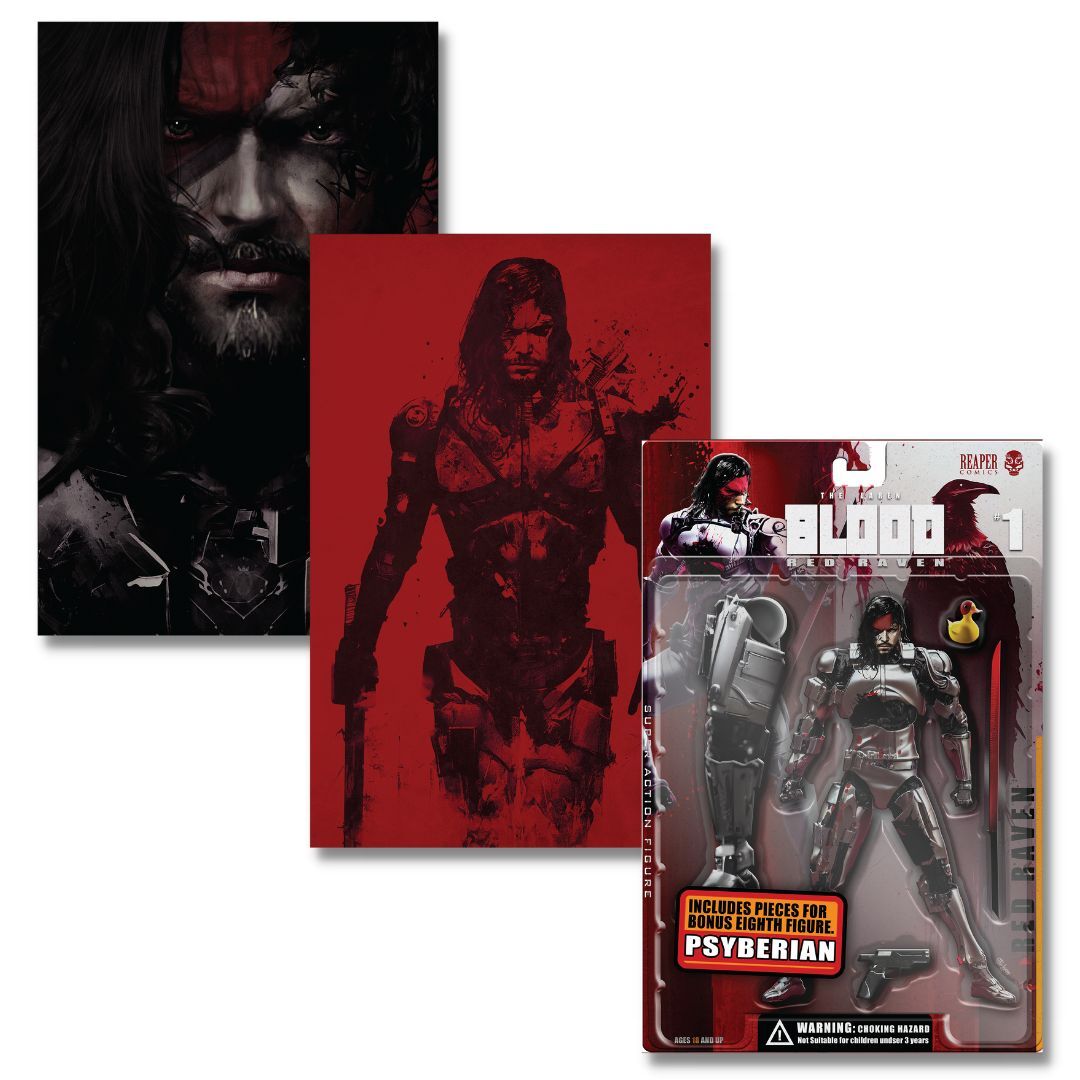 🔥 Blood Red Raven #1 EXCLUSIVE "TALKING" VIRGIN - LAREN - LTD 40 - NM