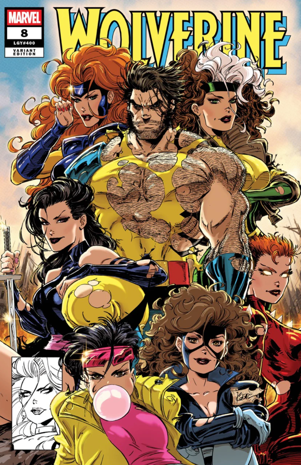 WOLVERINE #8/400 EXCLUSIVE - ADAMANTINE -  KAARE ANDREWS