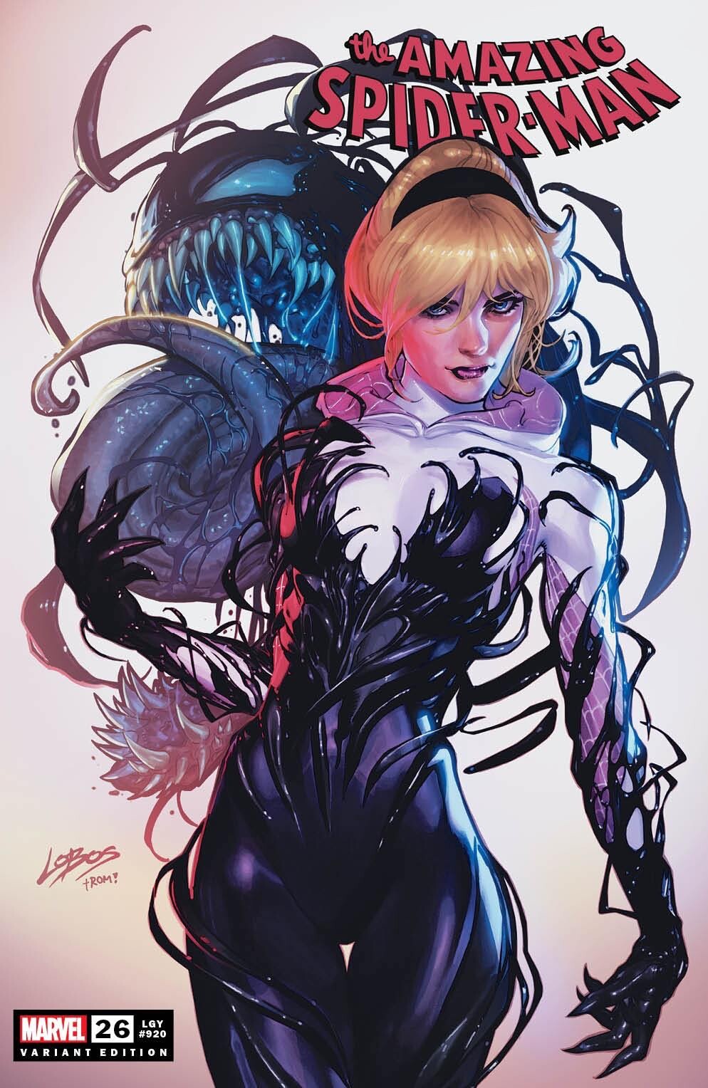AMAZING SPIDER-MAN #26 EXCLUSIVE VENOMIZED SPIDER-GWEN VIRGIN/TRADE - LOBOS