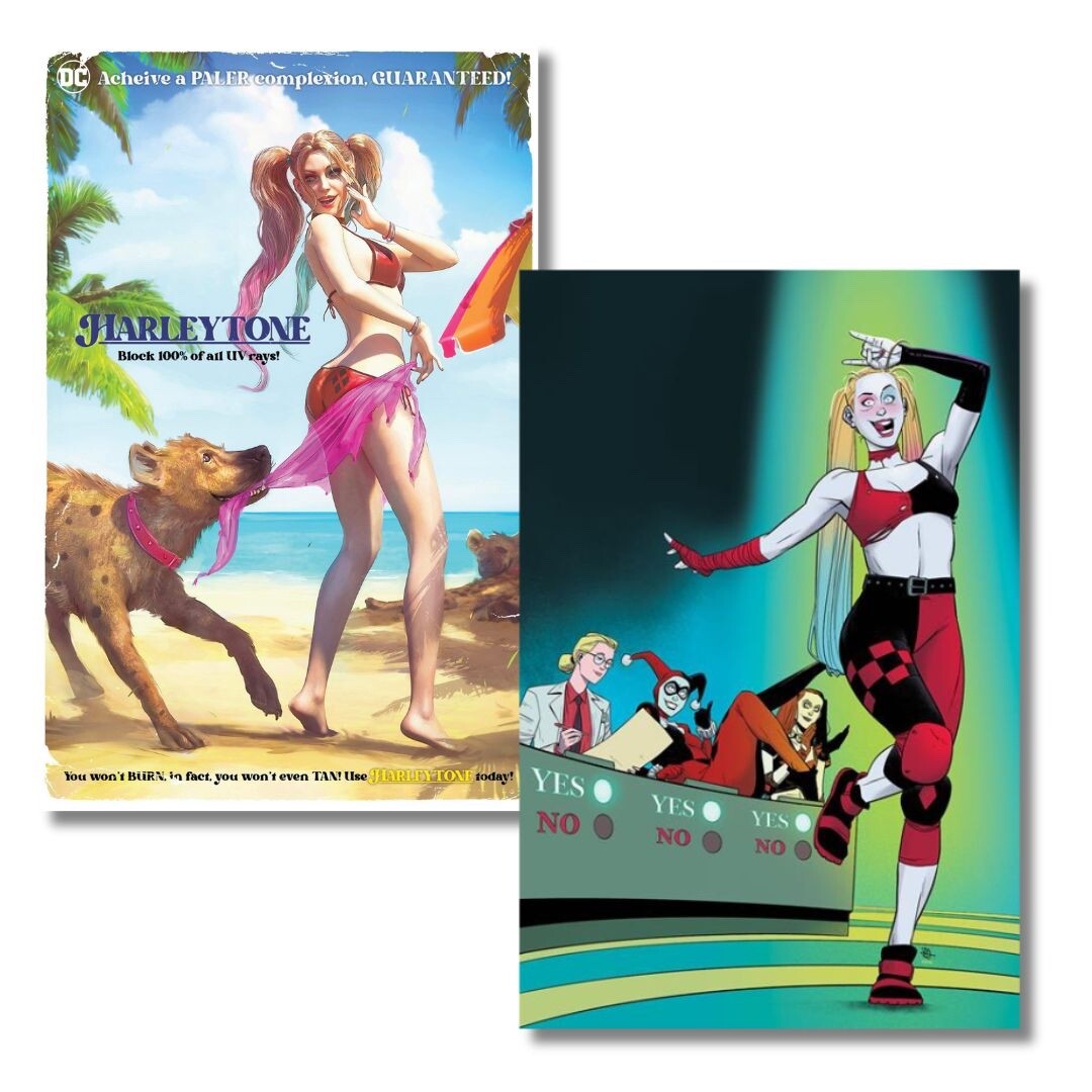 HARLEY QUINN #40 RATIO 1:25 & EXCLUSIVE TRADE - HILLYARD & DA SILVA