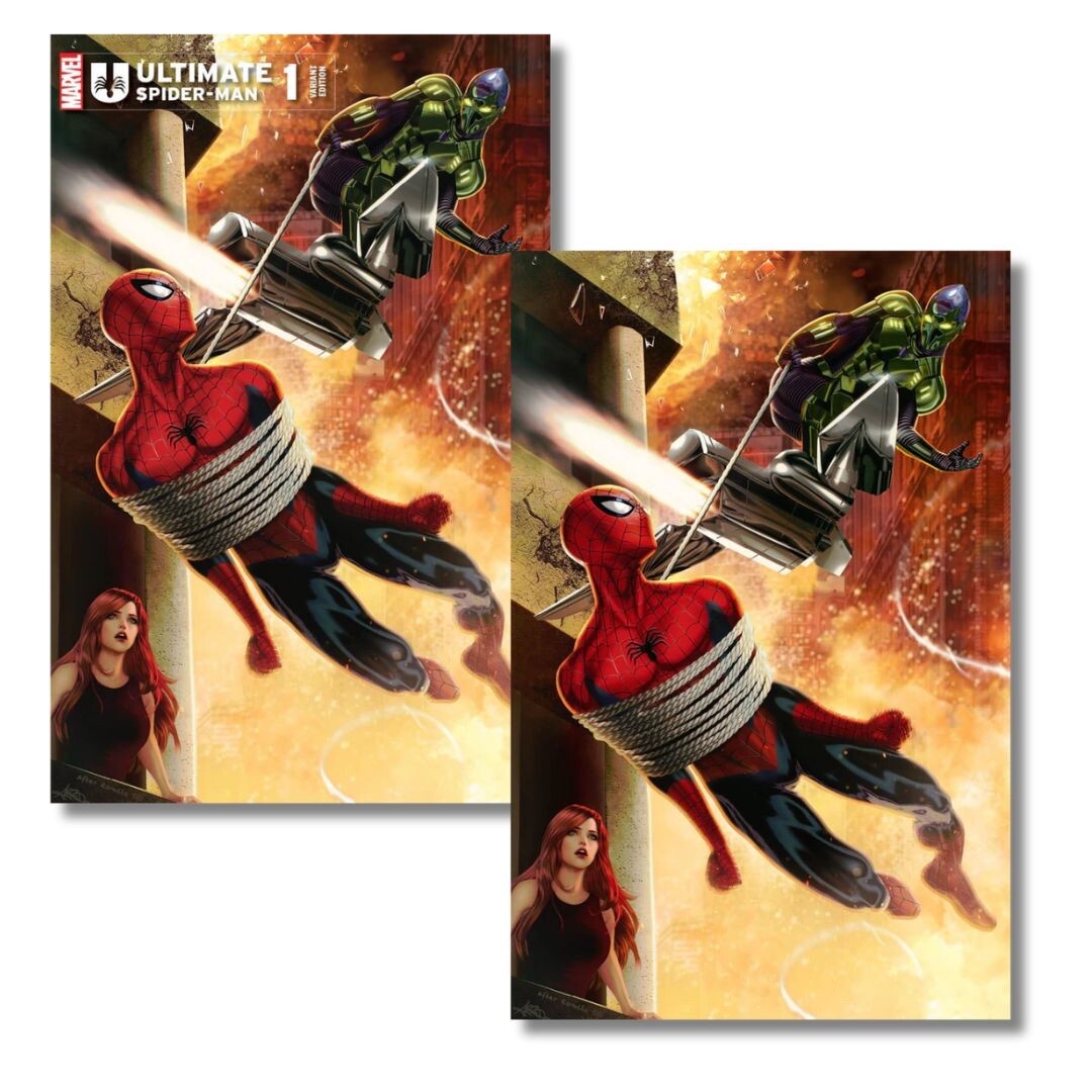 ULTIMATE SPIDER-MAN #1 EXCLUSIVE VIRGIN/TRADE - 1ST APP - ARIEL DIAZ - LTD 1000
