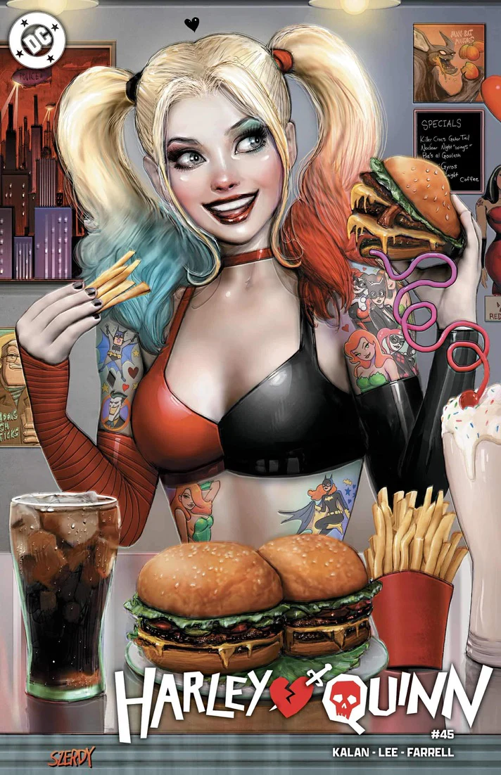 HARLEY QUINN #45 EXCLUSIVE VIRGIN/TRADE - SZERDY