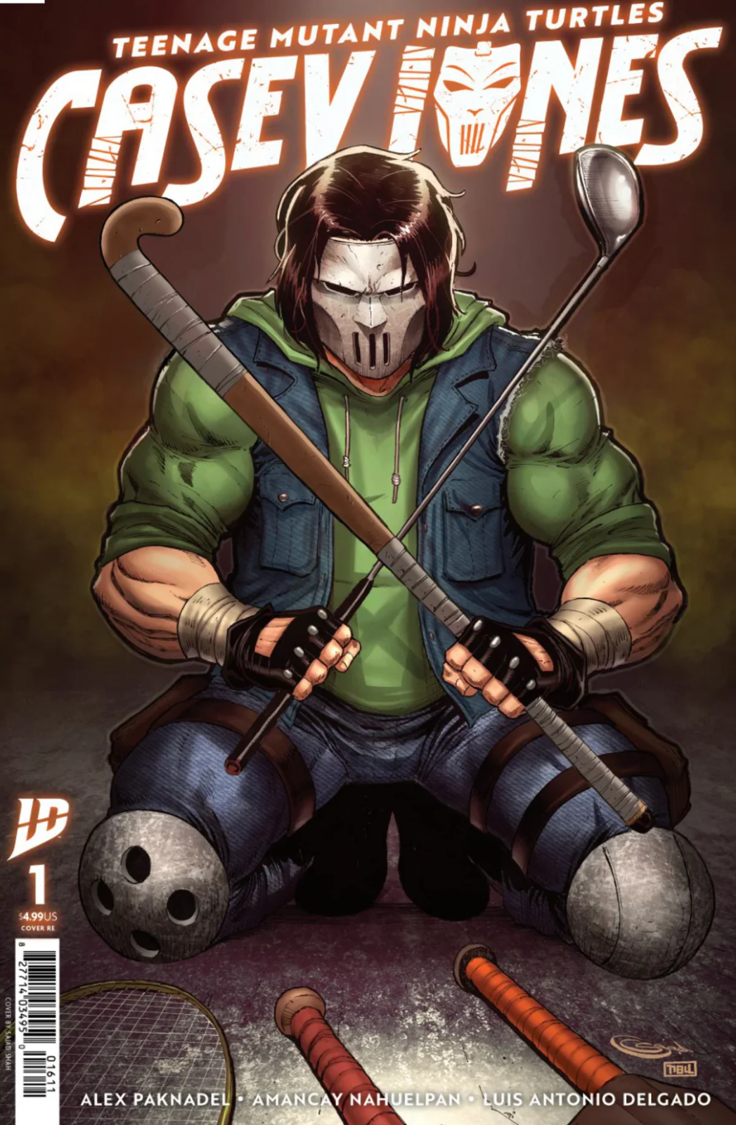 TMNT CASEY JONES #1 EXCLUSIVE TRADE - Shah LTD 600