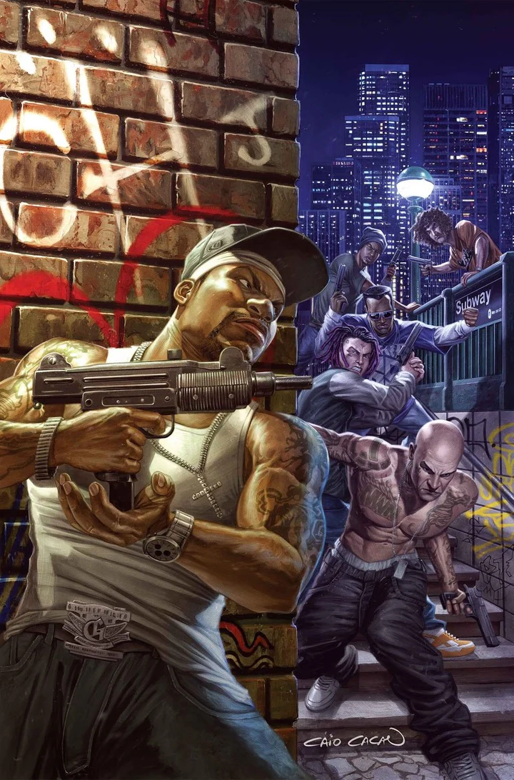 FAME 50 CENT #1 EXCLUSIVE VIRGIN/TRADE PUNISHER HOMAGE - CAIO CACAU - LTD 300