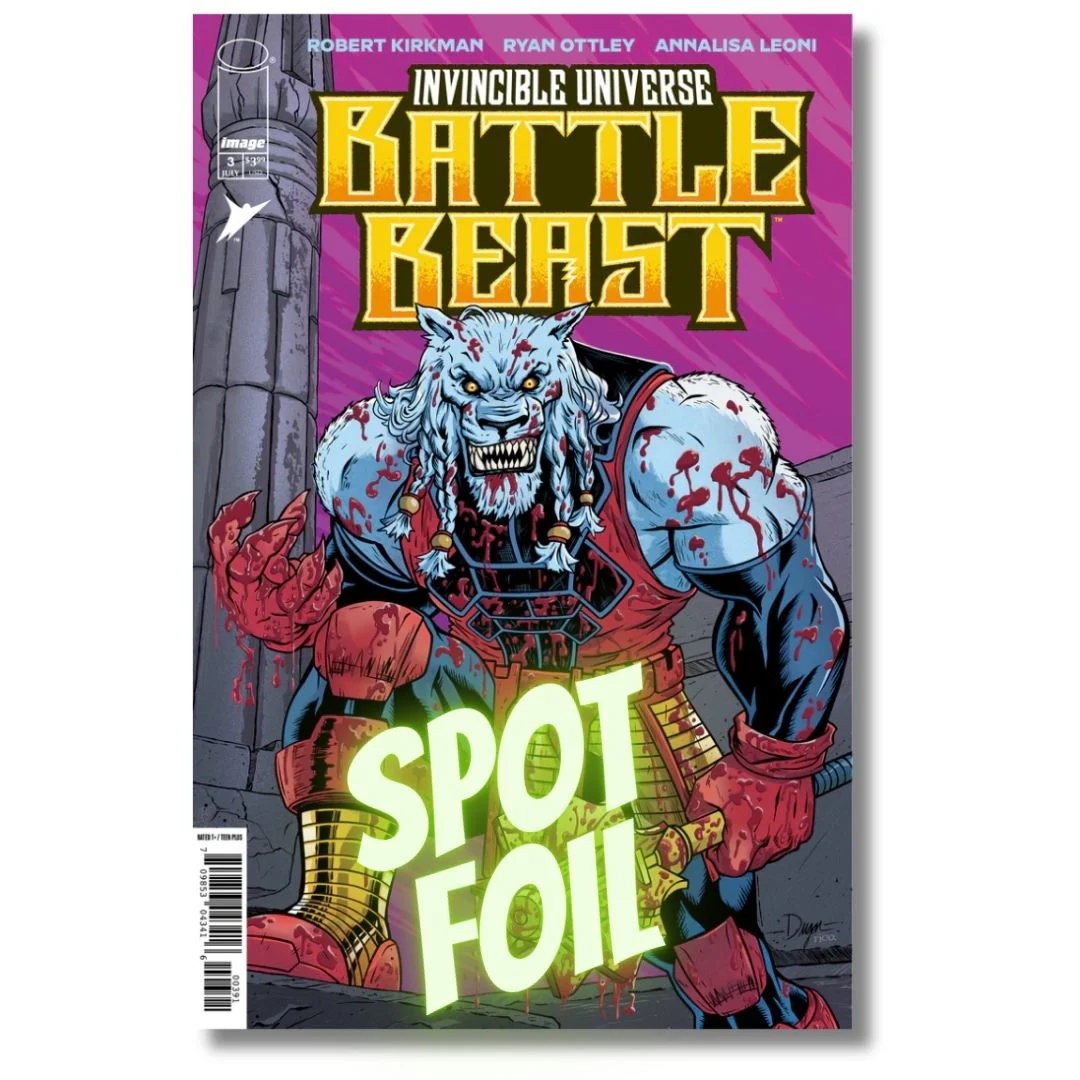 BATTLE BEAST #3 SPOT FOIL EXCLUSIVE - PUCHKORS - INVINCIBLE