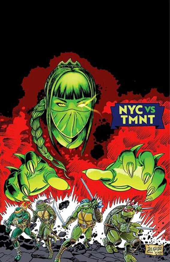 TEENAGE MUTANT NINJA TURTLES #9 CONVENTION VIRGIN EXCLUSIVE FF HOMAGE - DELGADO