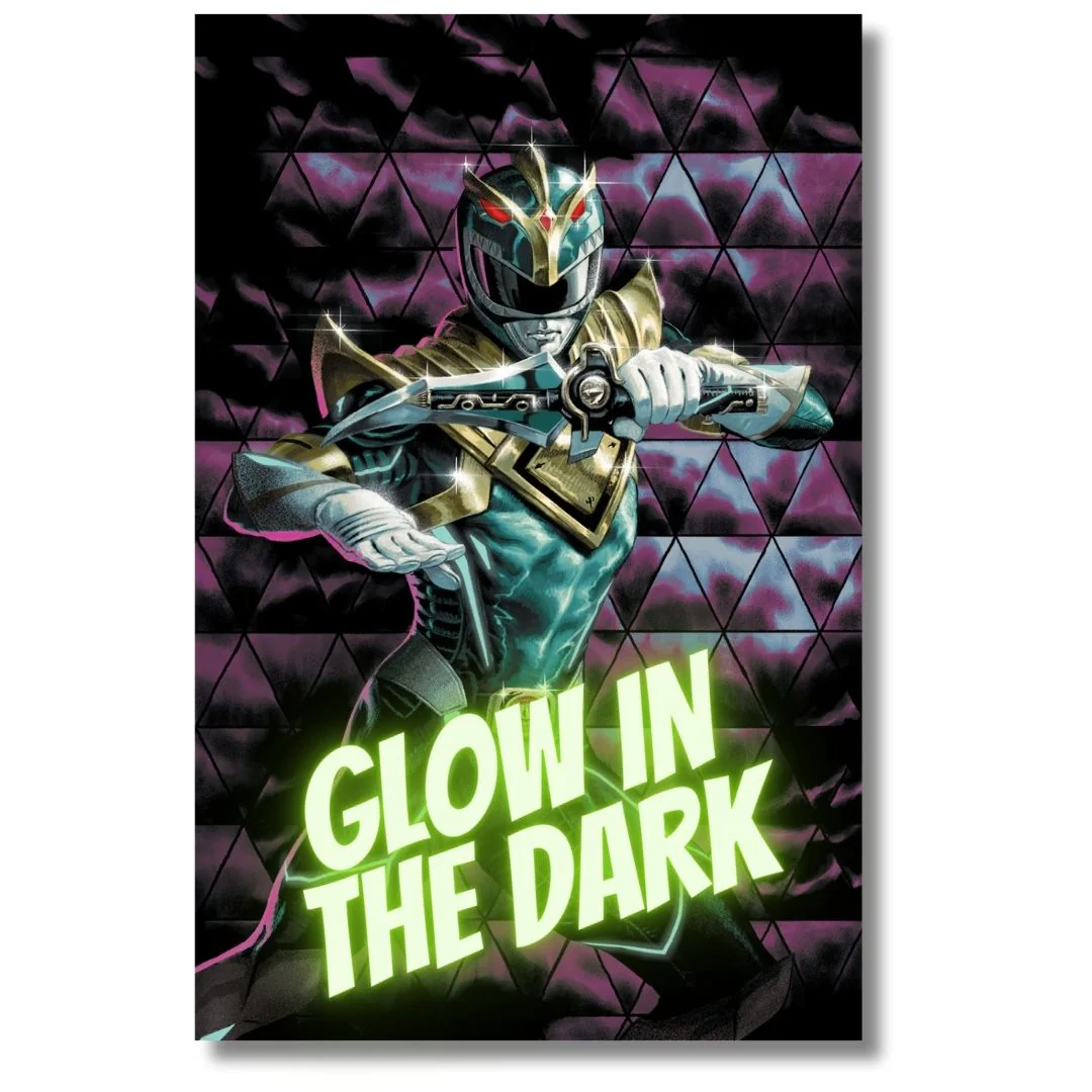 MIGHTY MORPHIN POWER RANGERS #55 VIRGIN GLOW IN THE DARK EXCLUSIVE - MORRIS