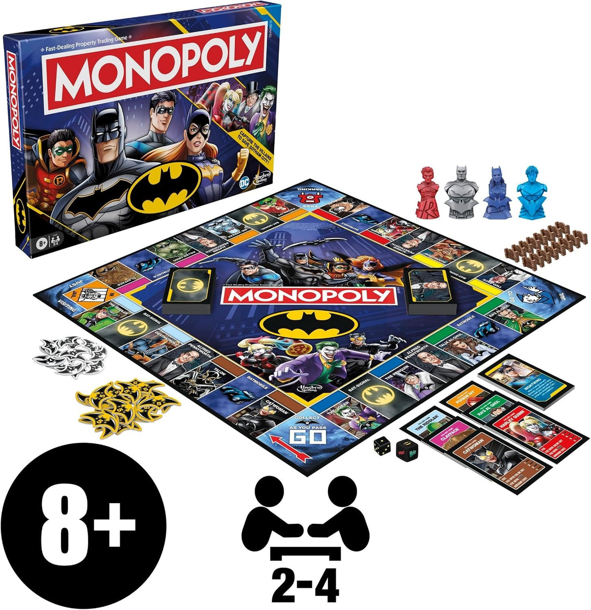 MONOPOLY BATMAN EDITION BOARD GAME SEALED NIB