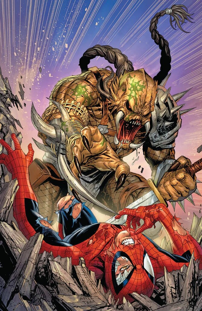 PREDATOR VS SPIDER-MAN #1 EXCLUSIVE VIRGIN - ASM 316 HOMAGE -  KIRKHAM