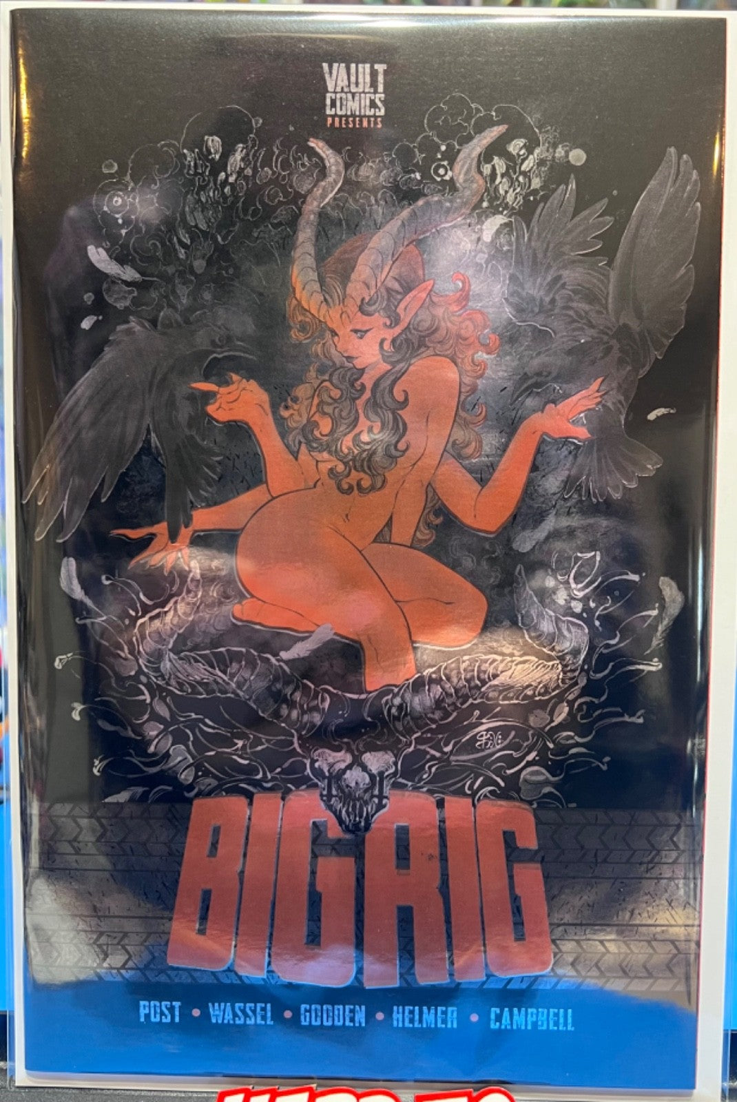 POST MALONE BIG RIG #1 2025 NYCC FOIL EXCLUSIVE - MOMOKO - MOVIE COMING